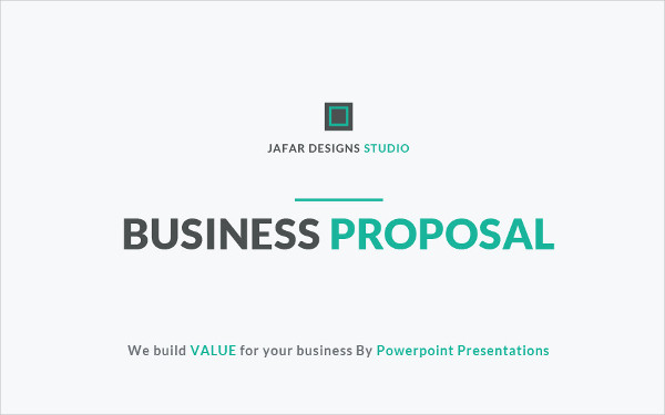 Business Proposal Powerpoint Template