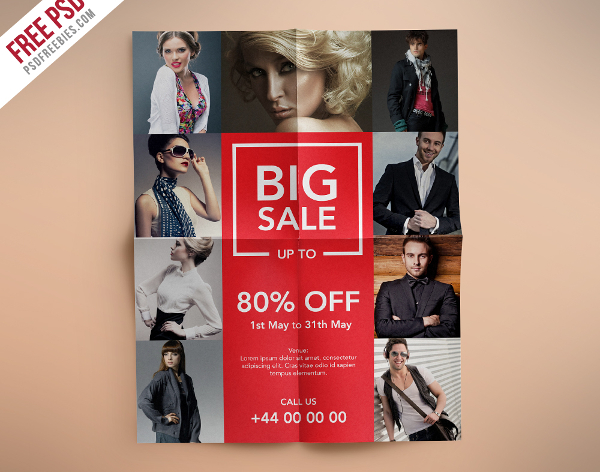 Free Fashion Retail Sale Flyer