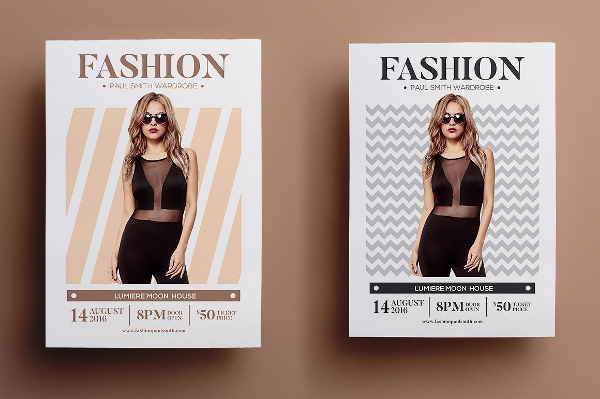 Fashion Show Sales Flyer Template