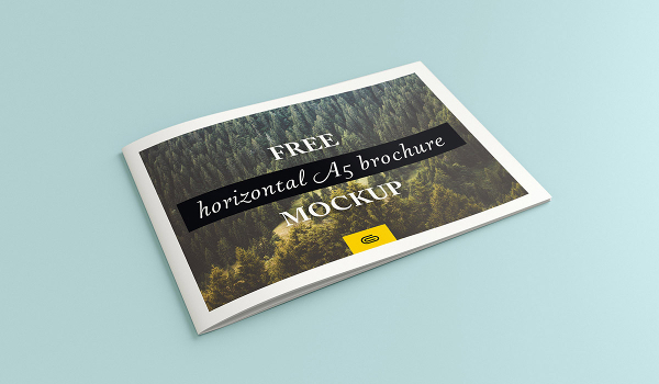 Landscape Free Brochure Mockup