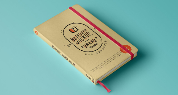 Free Classic PSD Notebook Mock-Up