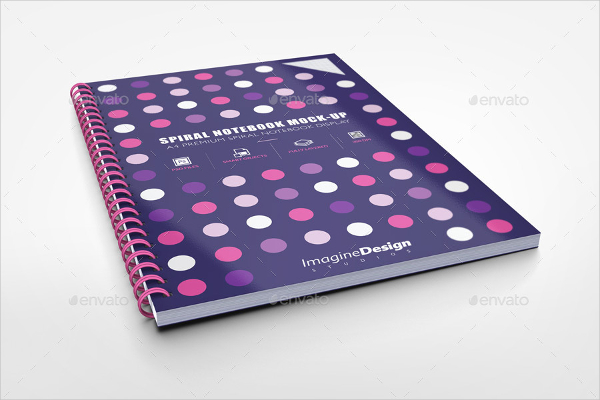 Stylish Spiral Notebook Mock-Up