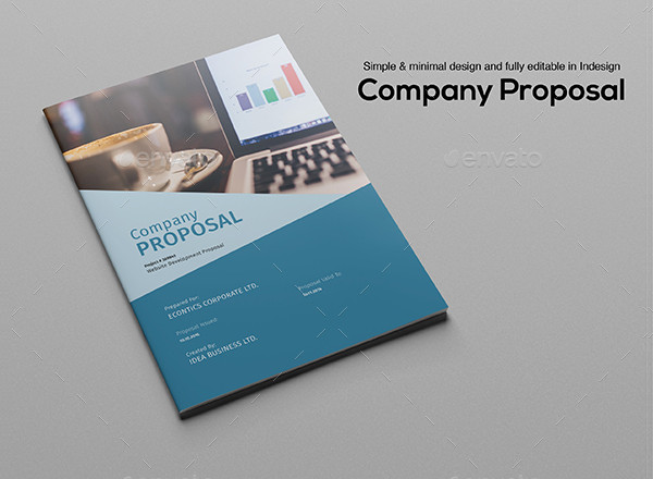 Simple & Minimal Design Company Proposal 