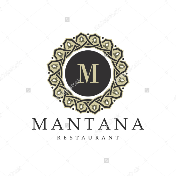 Vintage Style Logo Template of Restaurant