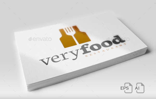 Restaurant Typographical Design Logo