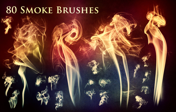 80 Smoke and Fire Brushes