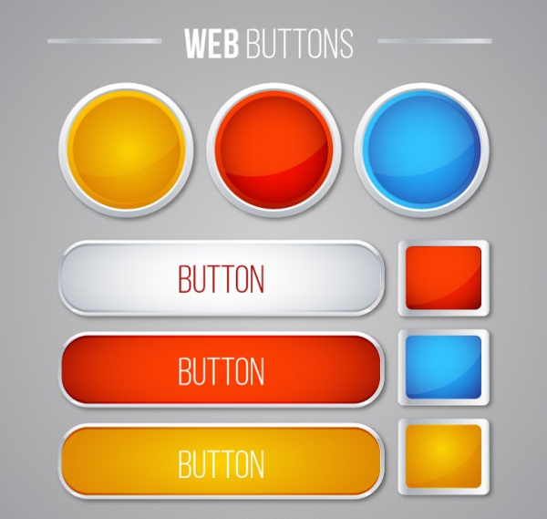 Cute Web Free Buttons Pack