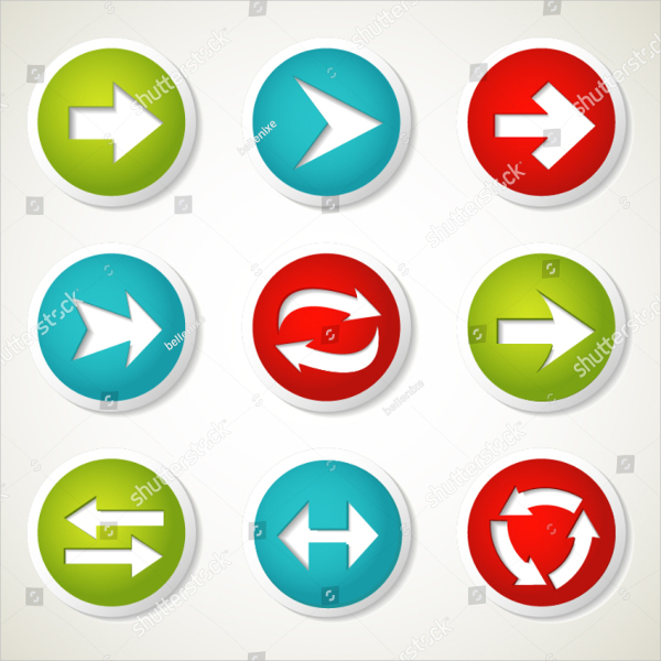 Arrow Presentation Buttons Template