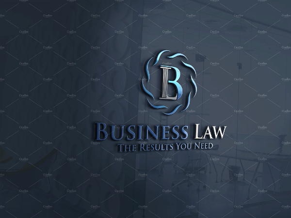 Business Law Logo Design Template