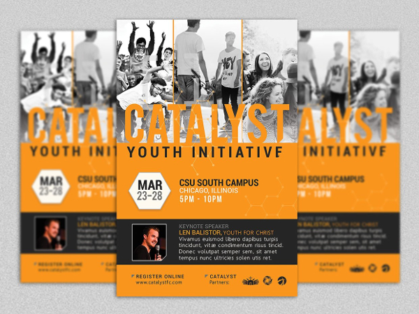 Youth Catalyst Camp Flyer Template