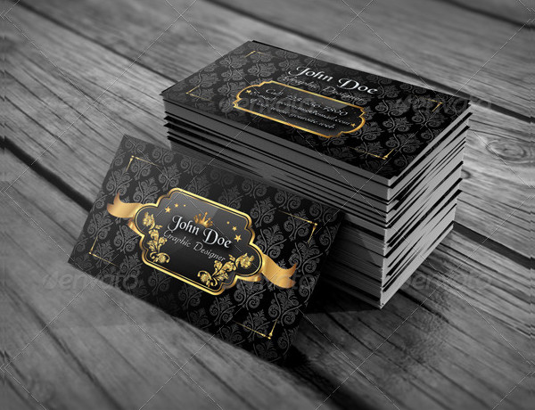 Classy Gold Business Card Template