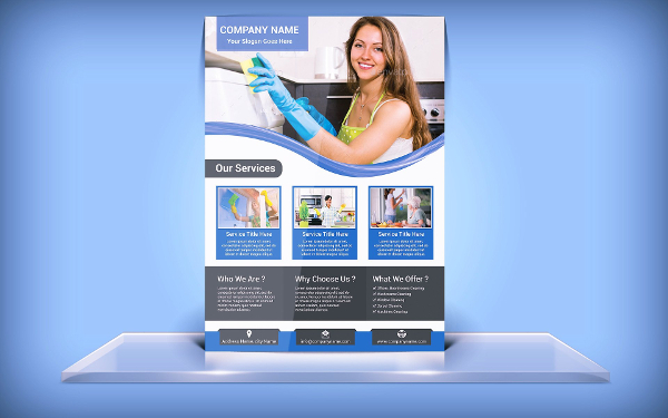 Cleaning Services Agency Flyer Template