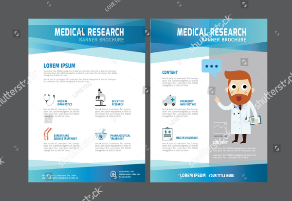 Clinic Research Brochure Template
