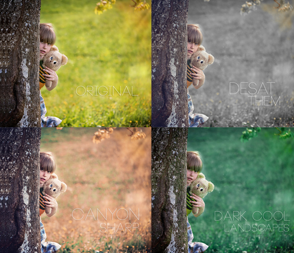 Cool Minimal Photoshop Matte Actions