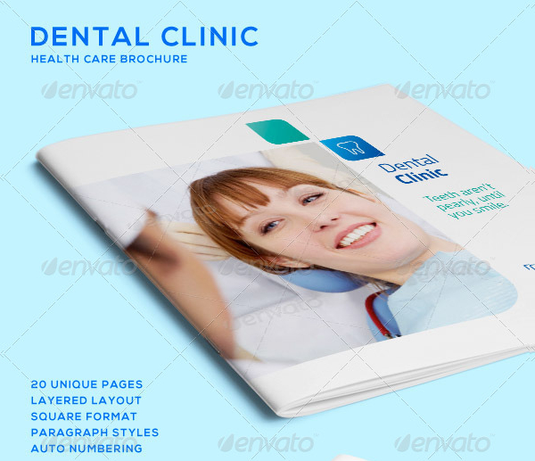 Dental Clinic & Health Care Brochure Template