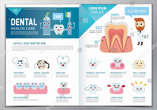 Dentist Clinic Services Brochure Template