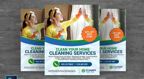 House Clean Flyer Template