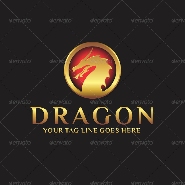 Dragon Attractive Design Logo Template