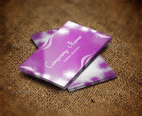 Elegant Floral Business Card Template