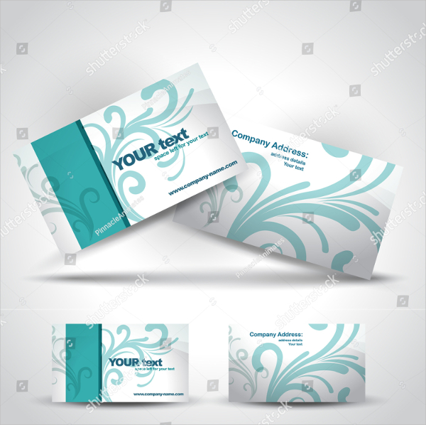 Vector Light Color Business Card Template