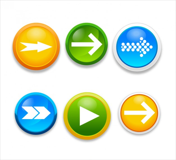 Free Vector Arrow Pointer Buttons