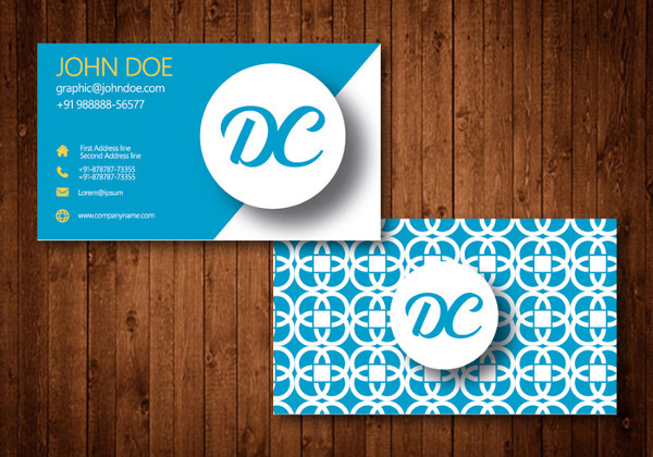 Free Classy Business Card Vector Design