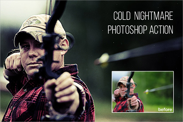 Free Cold Nightmare Photoshop Action