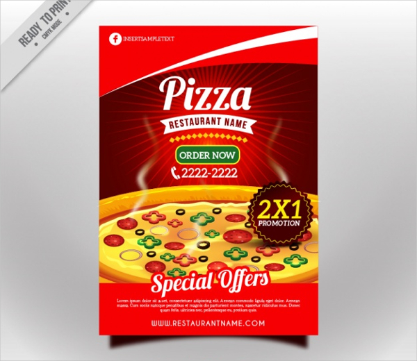 Free Product Pizza Brochure Template
