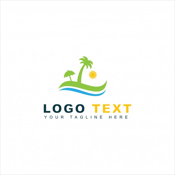 Beach Travel Free Logo Design