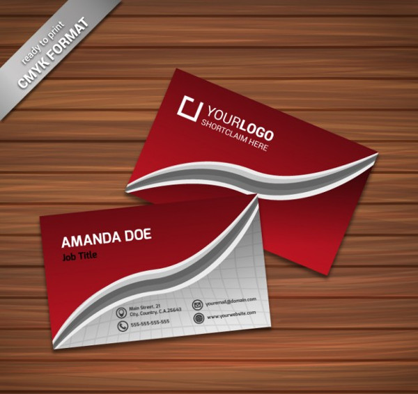 Free Vector Elegant Business Cards Template