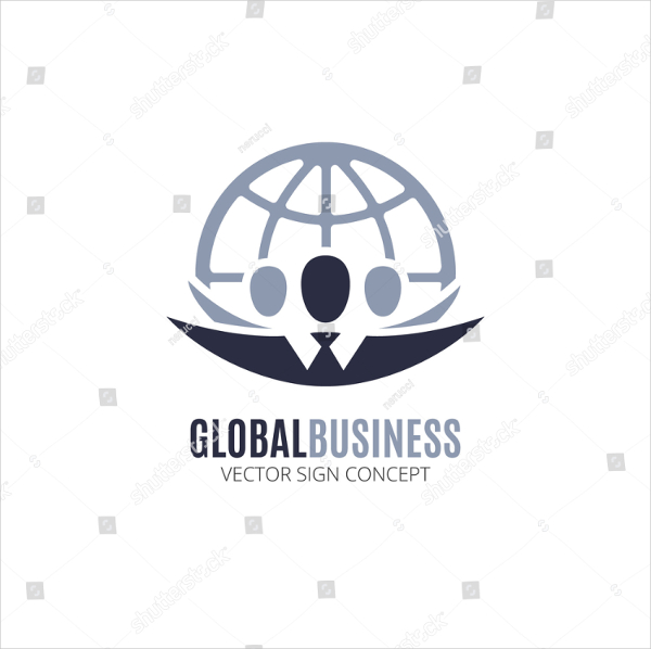 Global Business Vector Logo Design Template