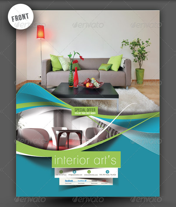 Architecture & Interior Designer Flyer Template