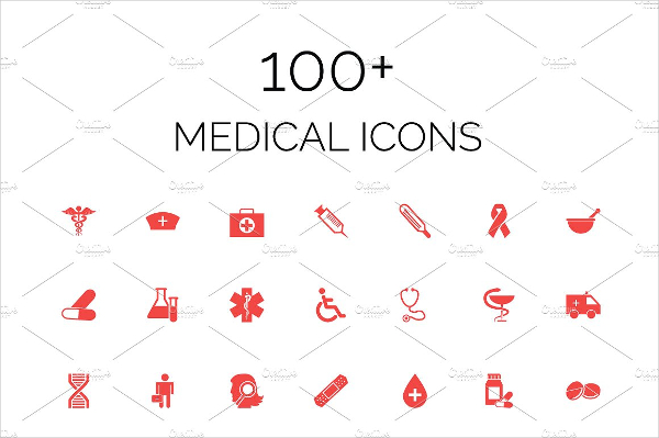 100+ Medical Vector Icons Pack