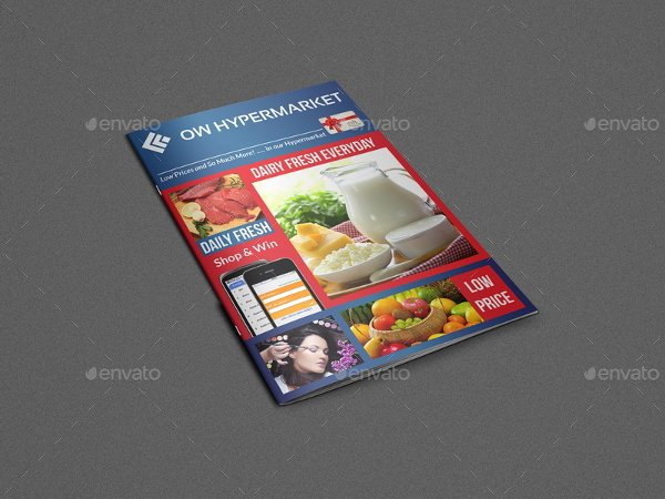 Supermarket Products Brochure Template