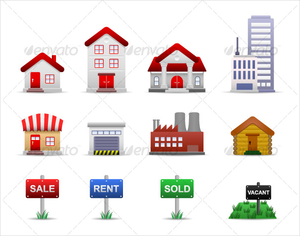 Property Real Estates Icons