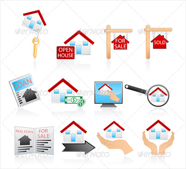 Real Estate Arrow Icons
