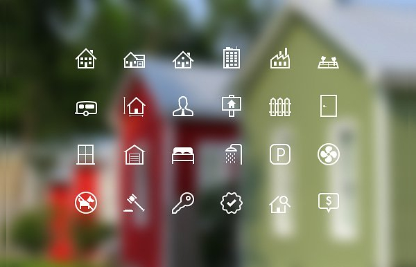 Real Estate Minimal Icons