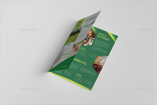 Golf Resort A5 Brochure Template