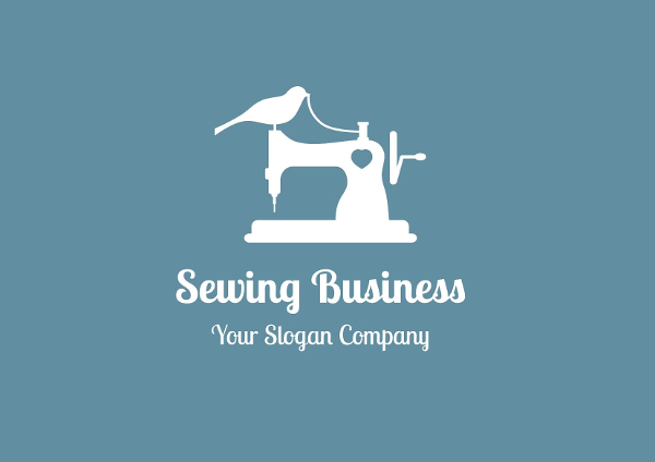 Sewing Business Design Logo