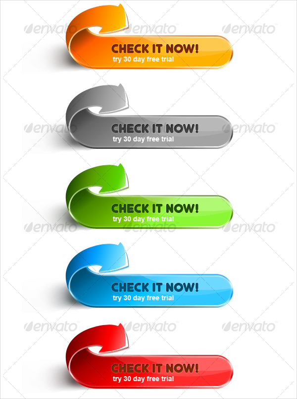 Sexy Arrow Design Buttons Template