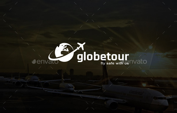 Travel Airplane Logo