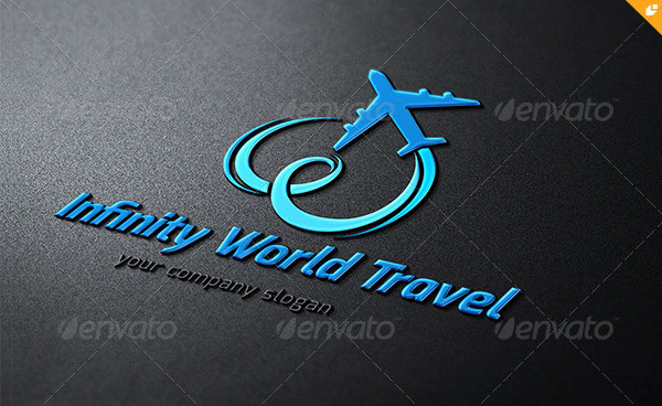 Infinity Travel World Logo Design