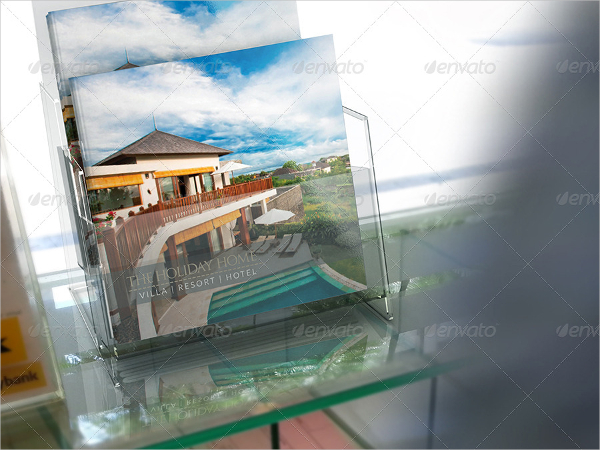 Villa or Resort Square Brochure Template