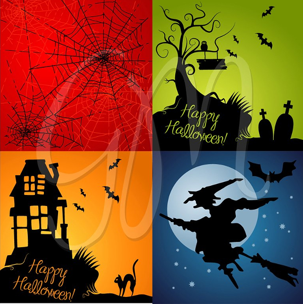 Happy Halloween Clip Art Backgrounds