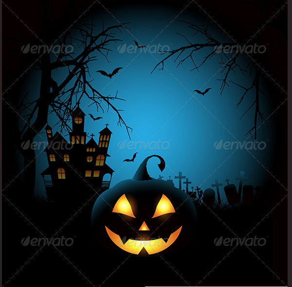Halloween Spooky Background Design