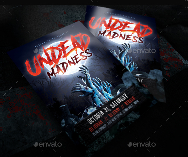 Halloween Madness Party Flyer Template