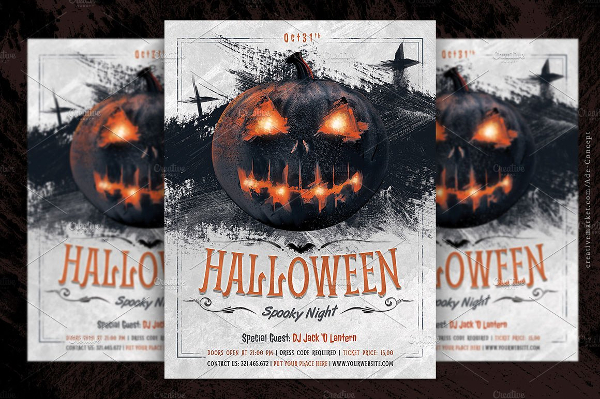 Halloween Spooky Night Flyer Template