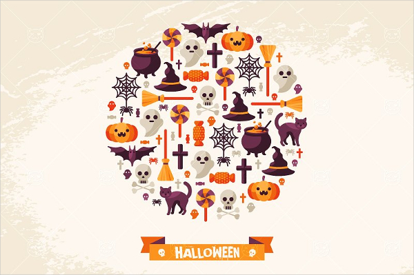 Clean Halloween Vector Background