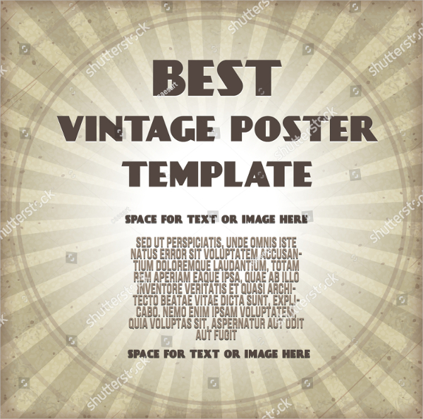 Best Vintage Poster Templates