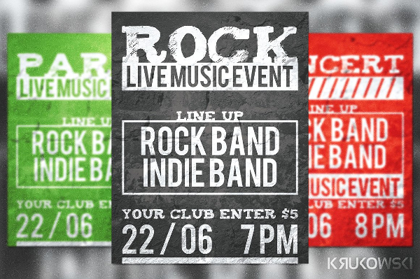 Live Music Event Flyer Template